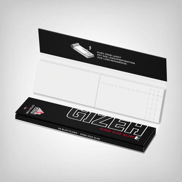 Gizeh Black King Size Slim + Tips