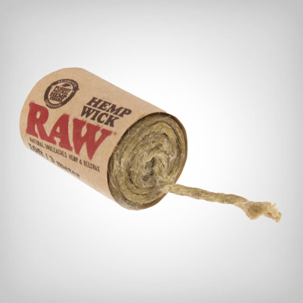 RAW Hemp Wick Natural Lighter, 3 Meter