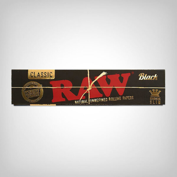 RAW Black Classic King Size Slim Rolling Papers (single unit)