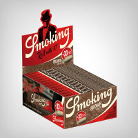 Smoking Brown King Size Rolling Papers + Tips (24pcs Box)