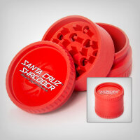 Santa Cruz 3-piece Shredder Red Hemp Grinder