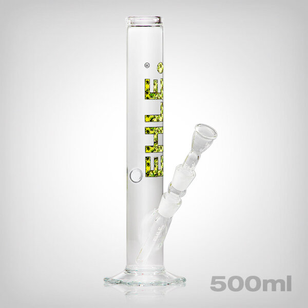 EHLE. Bong Camouflage Leaves, 500ml, incl. downstem, joint 18,8