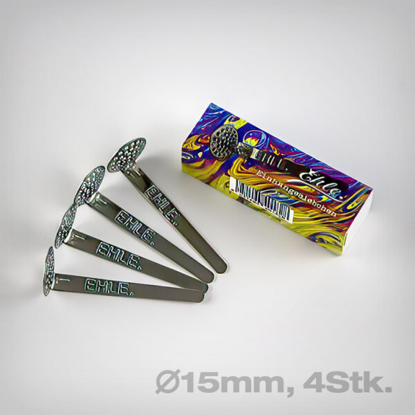 EHLE. Drop-in gauzes, stainless steel, Ø 15mm, 4 pcs.