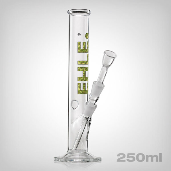 EHLE. Bong Leaves straight, 250ml, incl. downstem, joint 14,5