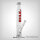 EHLE. Bong straight, 1 Liter, incl. downstem, joint 18,8, red