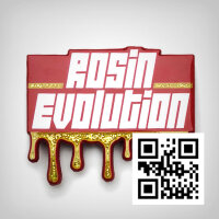 Rosin Evolution Press Magnet, Red