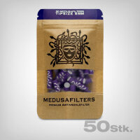 Medusa activated charcoal filter, Violet Edition, 50 pcs.