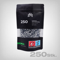 Kailar Activated Charcoal Filters black, 250 pcs.