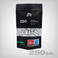 Kailar Activated Charcoal Filters white, 250 pcs.