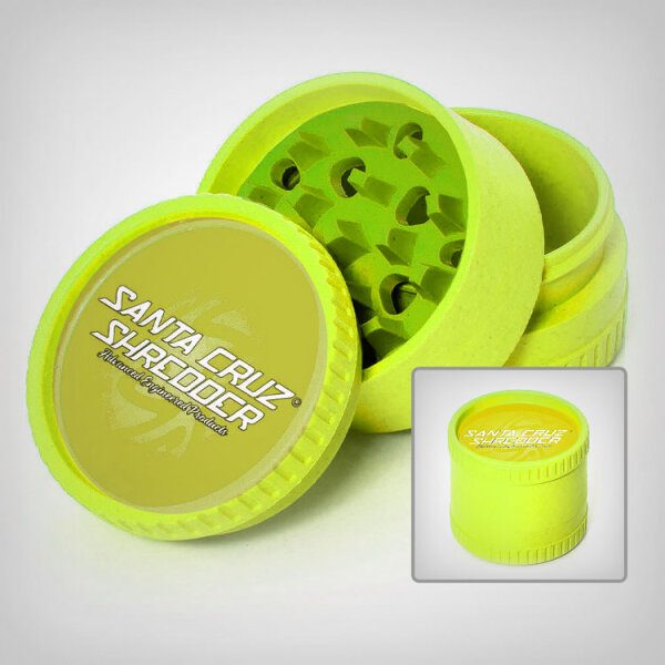Santa Cruz 3-piece Shredder Green Hemp Grinder