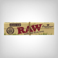 RAW Connoisseur Organic Hemp King Size Slim Rolling...