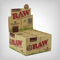 RAW Connoisseur Organic Hemp King Size Slim Rolling...
